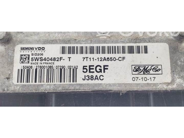 Блок управления двигателя 5WS40482F   Ford Transit -  Tourneo Connect