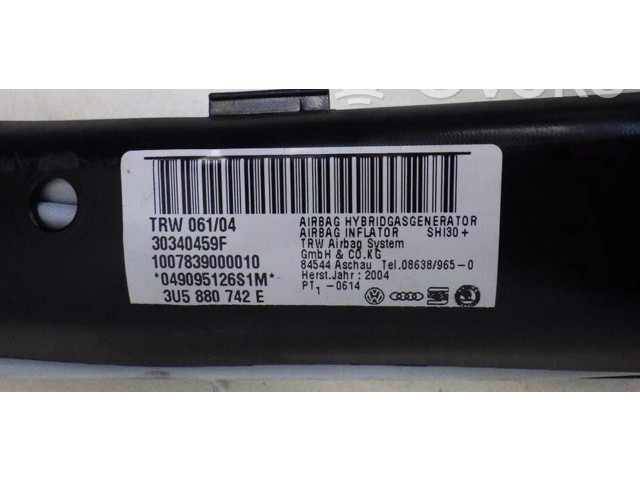 Боковая подушка безопасности 3U5880742E   Skoda Superb B5 (3U)