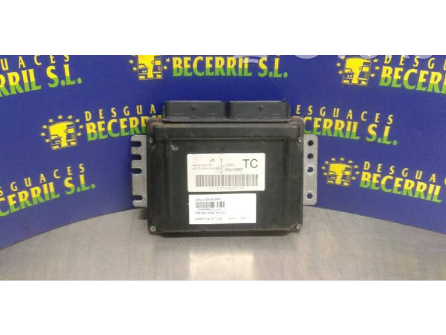 Блок управления двигателя 96376652, S010016040A8 Daewoo Kalos