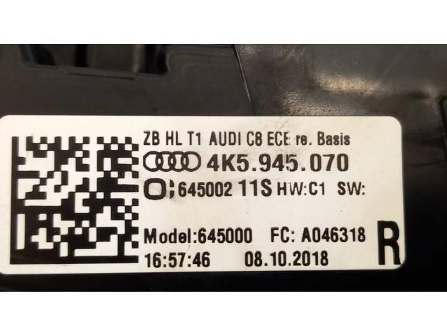 Задний фонарь правый сзади 4K5945070 Audi A6 S6 C8 4K 2018- года