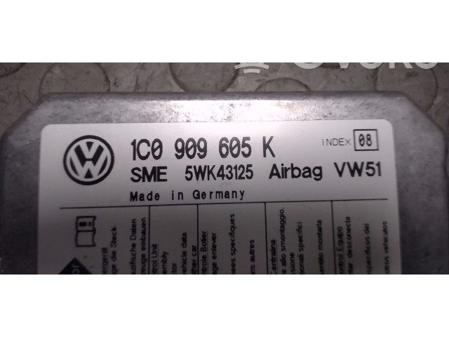 Блок подушек безопасности 1C0909605K, NICHTZUTREFFEND Skoda Fabia Mk1 (6Y)