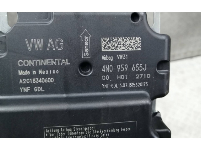 Блок подушек безопасности 4N0959655J, A2C18340600   Audi A6 S6 C8 4K
