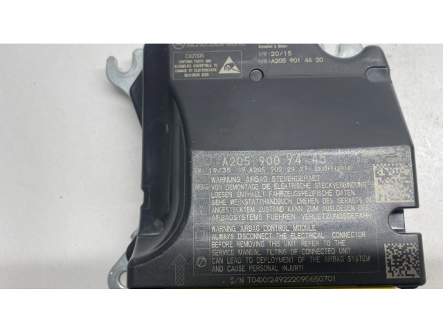 Блок подушек безопасности A2059009445   Mercedes-Benz EQC