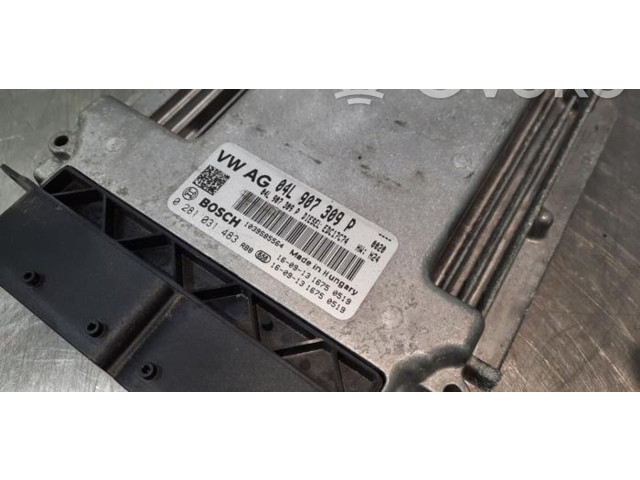 Блок управления двигателя 04L907309P, 0281031483 Volkswagen Touran III