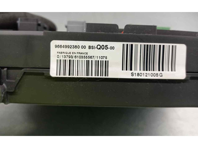 Pojistková skříňka Řídící jednotka BSM 9664992380, S180121005G Peugeot 508 2011