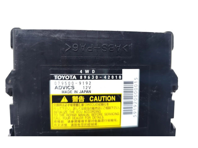 Блок управления редуктора коробки передач (раздатки) 89630-42010, 079500-9192   Toyota RAV 4 (XA30)