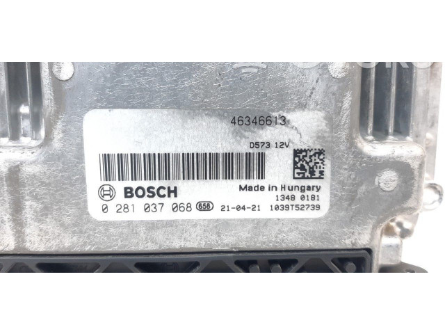 Блок управления двигателя 46346613, 0281037068   Jeep Compass