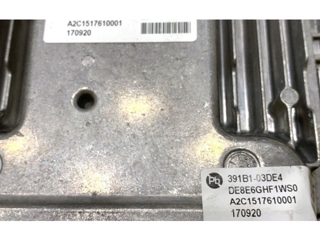 Блок управления двигателем Блок управления 391B1-03DE4 KIA Niro