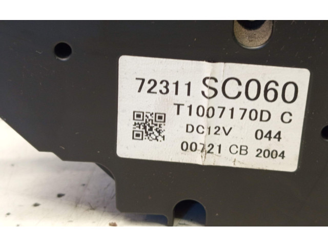 Блок управления климат-контролем 72311SC060, T1007170D   Subaru Forester SH