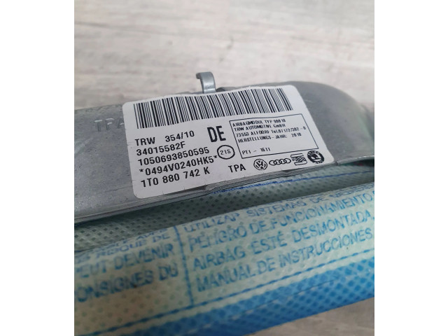 Боковая подушка безопасности 1T0880742K, 34015582F Volkswagen Touran II