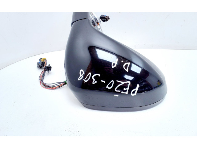 Zpětné zrcátko pravé Peugeot 308 2009  E20206040, 12503410M4  