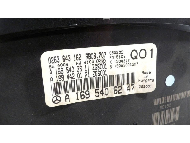 Панель приборов A1695406247   Mercedes-Benz A W169       