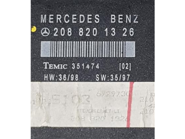 Řídící jednotka 2088201326 Mercedes-Benz E W210 2005