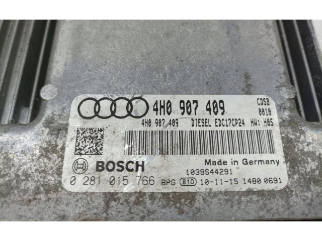 Řídící jednotka 4H0907409, 0281015766   Audi A8 S8 D4 4H 2010