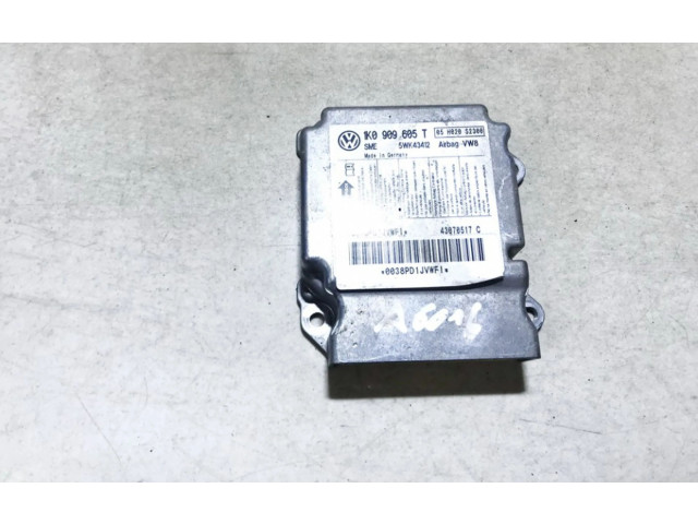 Блок подушек безопасности 1k0909605t, 43070517C Volkswagen Jetta V