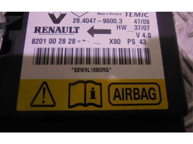 Блок подушек безопасности 8201002828   Dacia Logan I