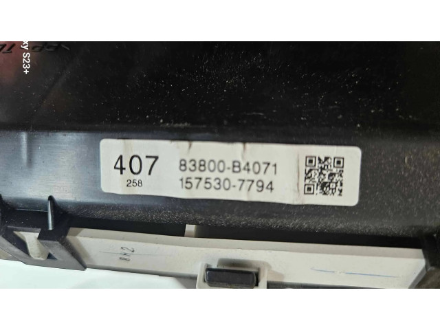 Панель приборов 1575307794, 83800B4071 Daihatsu Terios