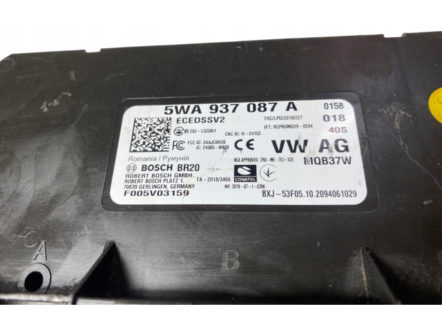 Блок комфорта 5WA937087A Volkswagen Golf VIII