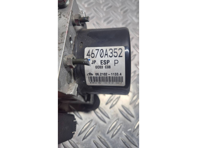 Блок АБС 4670A352, EC03C08 Mitsubishi Lancer VIII 2007 - 2017 года