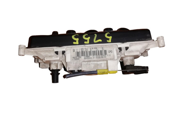 Блок управления климат-контролем 64111502214, 64111502214   Mini One  Cooper R50  53