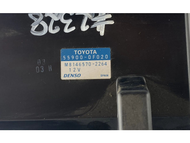 Блок управления климат-контролем 55900-0F020   Toyota Corolla Verso E121