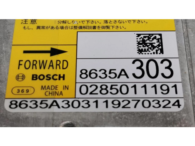 Блок подушек безопасности 8635A303, 0285011191 Mitsubishi ASX