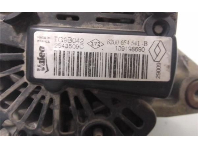 Генератор 8200654541B, 2543509C   Renault Twingo II      