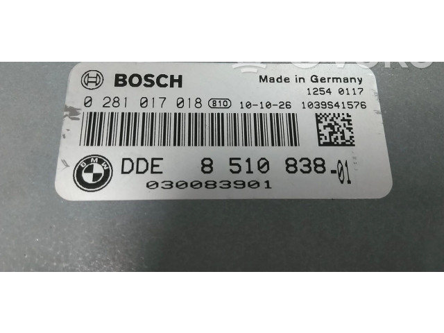 Řídící jednotka 8510838 BMW X6 E71 2011