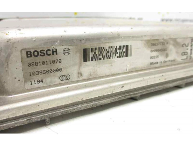 Блок управления двигателем Блок управления 0281011078 Volvo XC90