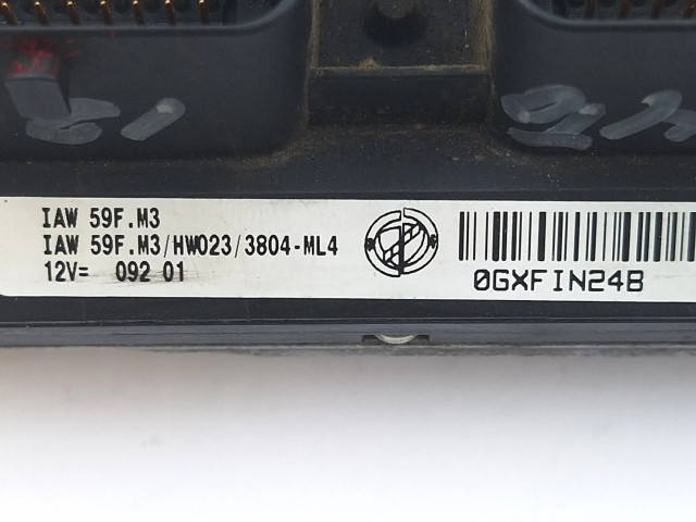 Řídící jednotka 6160037603, 61600.376.03 Fiat Punto (188) 2001