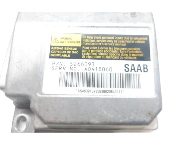 Блок подушек безопасности 12764940 Saab 9-5