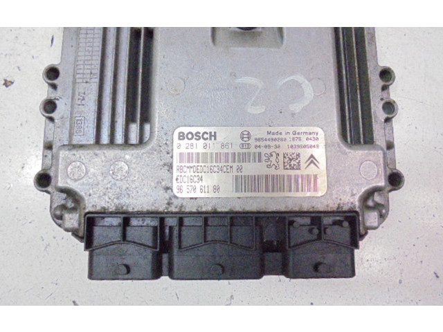 Блок управления двигателем Блок управления 9657061180, 9657061180 Alpine C2