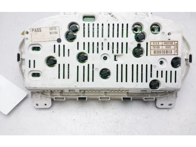 Přístrojová deska Honda Civic 78100S5SG02