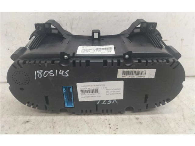 Панель приборов 5L0920840M, 0090059 Skoda Yeti (5L)