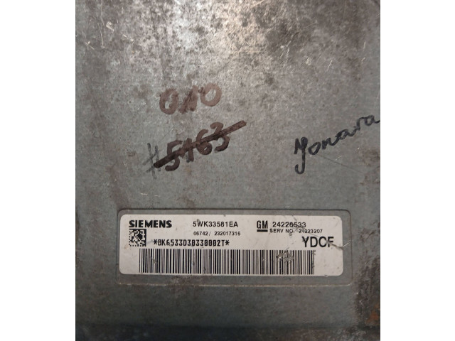 Блок управления коробкой передач 5WK33581EA, 24226533   Cadillac CTS