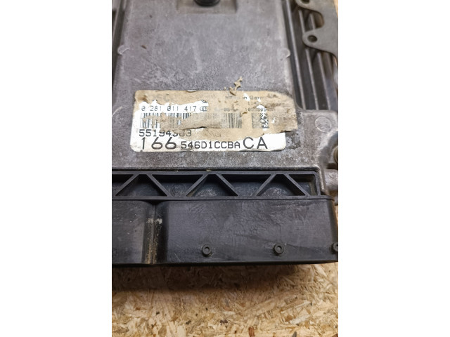 Řídící jednotka 0281011417, 55194383 Alfa Romeo 166 2004