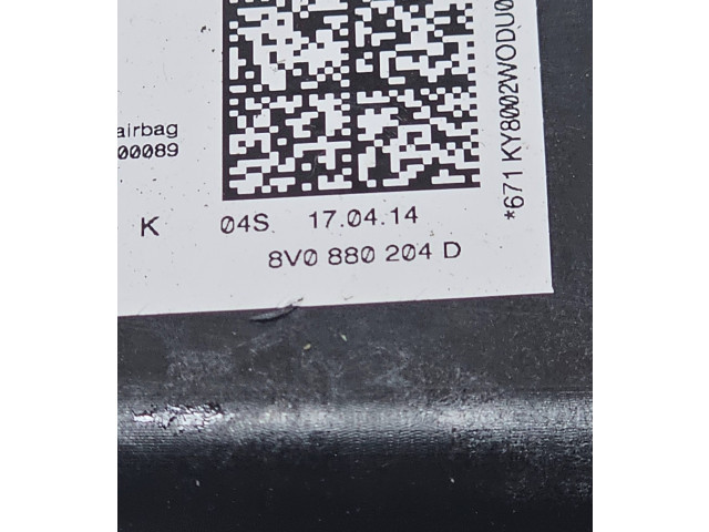 Подушка безопасности пассажира 8V0880204D, 170414 Skoda Octavia Mk3 (5E)