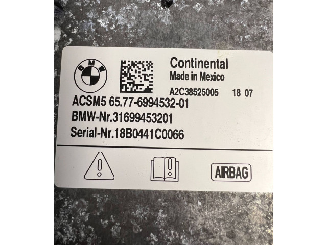 Блок подушек безопасности 6994532, 65776994532   BMW X3 G01