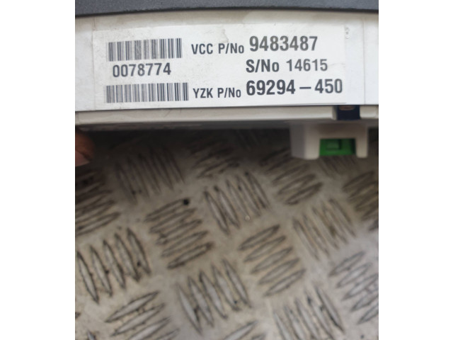 Панель приборов 9483487, 0078774 Volvo S80