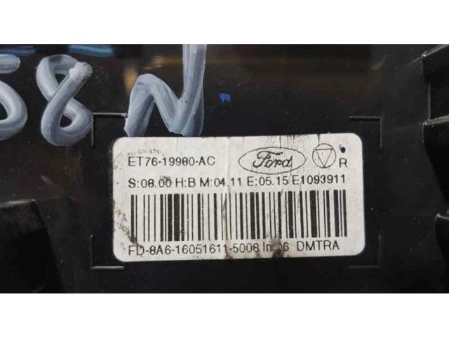 Блок управления климат-контролем ET7619980AC, E1093911 Ford Transit Courier