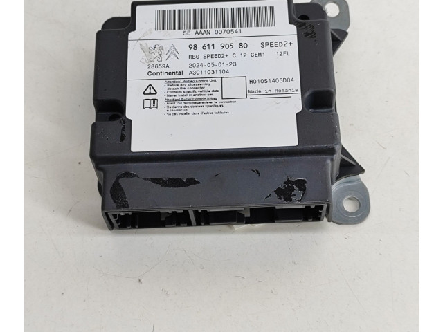 Блок подушек безопасности 9861190580, A3C11031104 Peugeot 2008 II