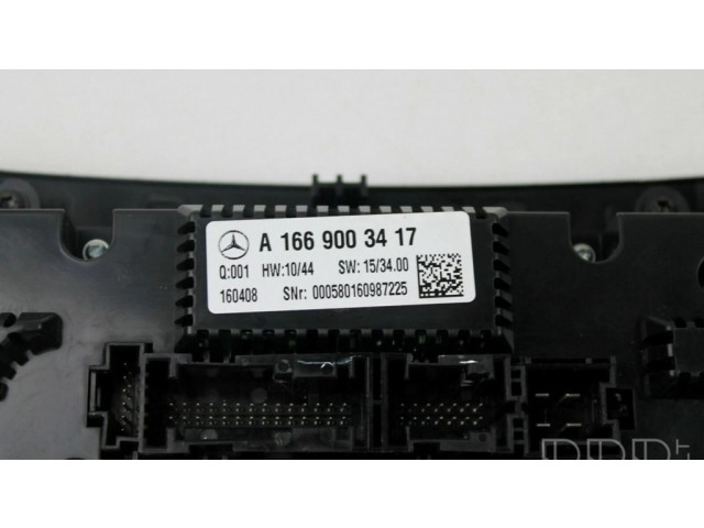 Блок управления кондиционера воздуха / климата/ печки (в салоне)