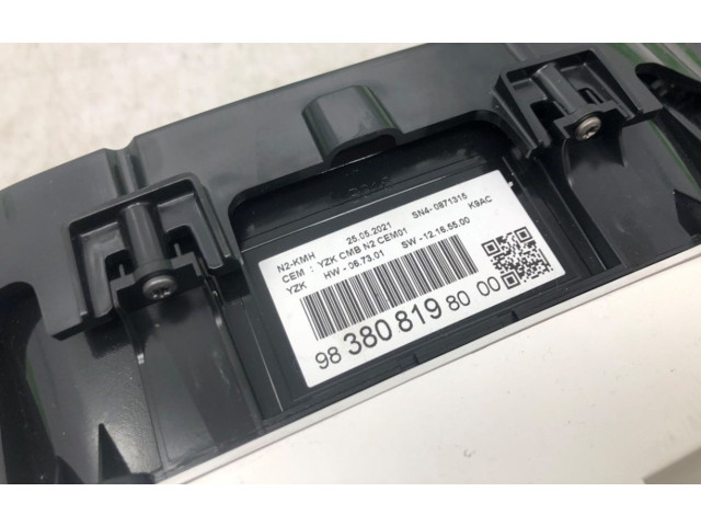 Přístrojová deska Citroen Berlingo 2021 9838081980, 9830950280