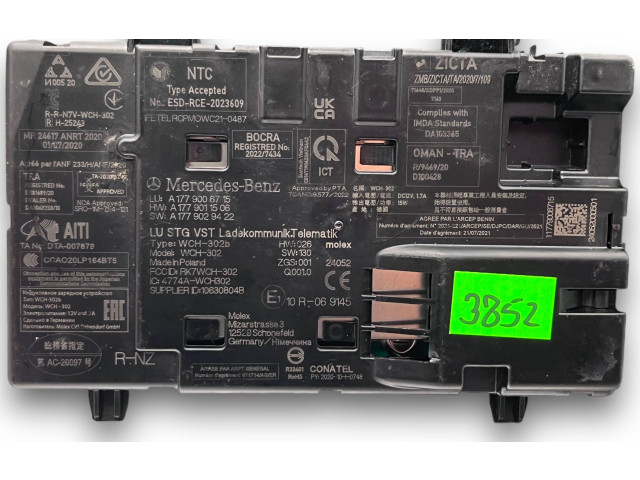 Блок комфорта S3852, A1779006715 Mercedes-Benz A W177 AMG