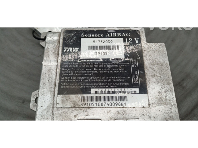 Блок подушек безопасности 51734430 Fiat Idea