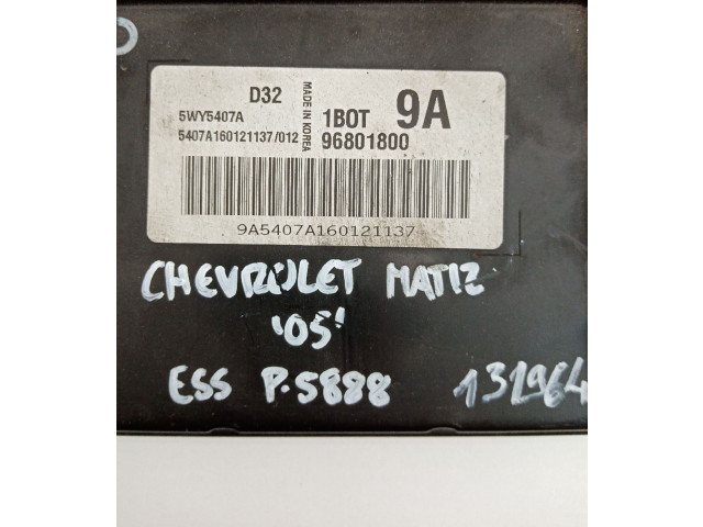 Блок управления двигателя 96801800, 012   Chevrolet Matiz