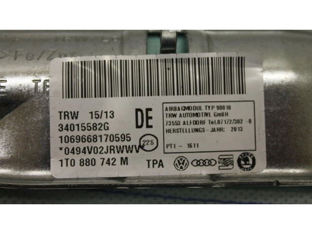 Боковая подушка безопасности 0494V02JRWWV, 0494V02JRWWV Volkswagen Touran II