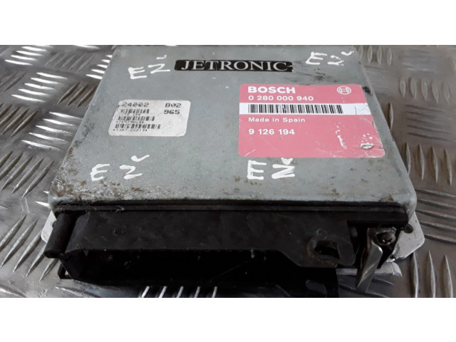 Блок управления двигателя 0280000940, 9126194 Saab 9000 CC