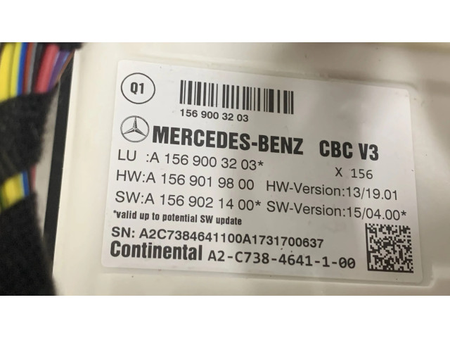 Блок комфорта A1569003203, 1569003203   Mercedes-Benz B W246 W242   