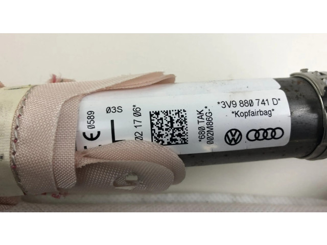 Боковая подушка безопасности 3V9880741D, 3V9880741E Skoda Superb B8 (3V)